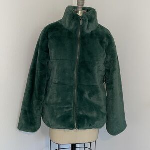 PJ Salvage Fuzzy Bomber Jacket